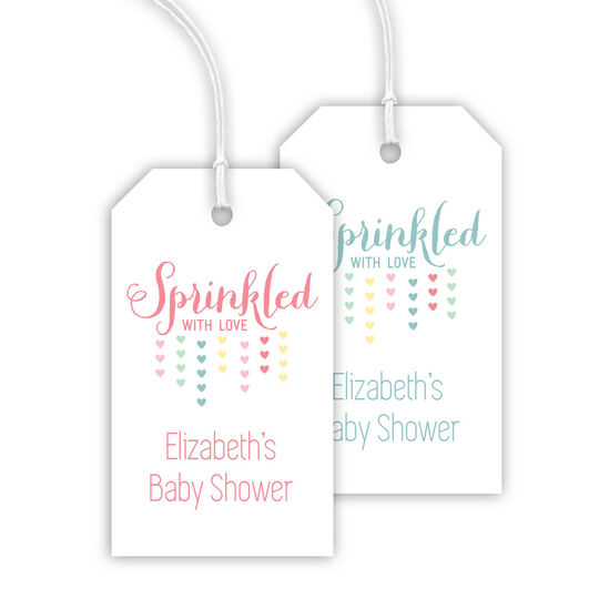 Sprinkled With Love Hanging Gift Tags